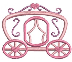 Stickmuster - Prinzessin Kutsche